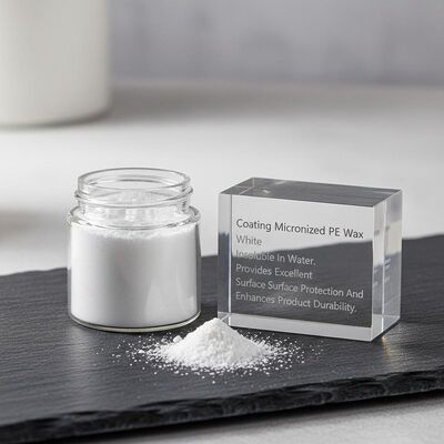 লেপ মাইক্রোনাইজড পিই ওয়াকস হোয়াইট পানিতে দ্রবণহীন চমৎকার পৃষ্ঠ সুরক্ষা প্রদান করে এবং পণ্যের স্থায়িত্ব বৃদ্ধি করে